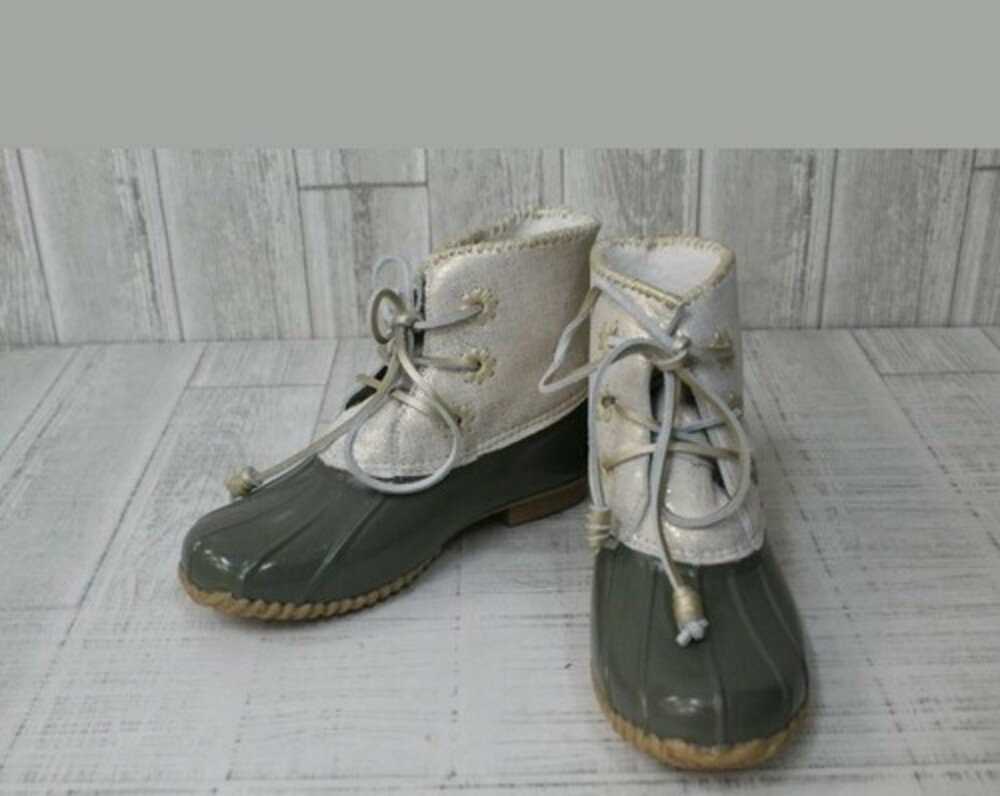 + Jack Rogers Chloe Women's Duck Boots size 9, Olive